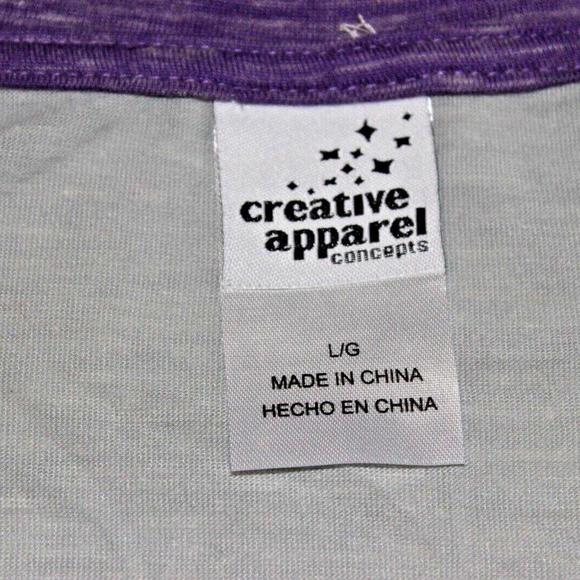 NWT CREATIVE APPAREL WOMENS NCAA TEXAS CHRISTIAN HORNED FROGS PULLOVER SHIRT - Picture 5 of 8